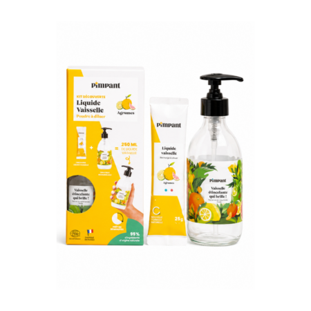 Liquide vaisselle français rechargeable – kit bouteille 300 ml