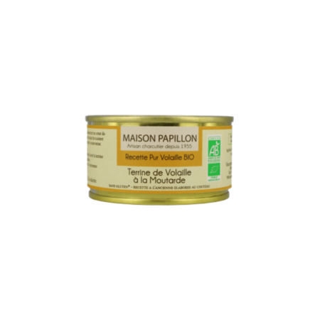 Terrine volaille bio personnalisée – 175g, 4 recettes