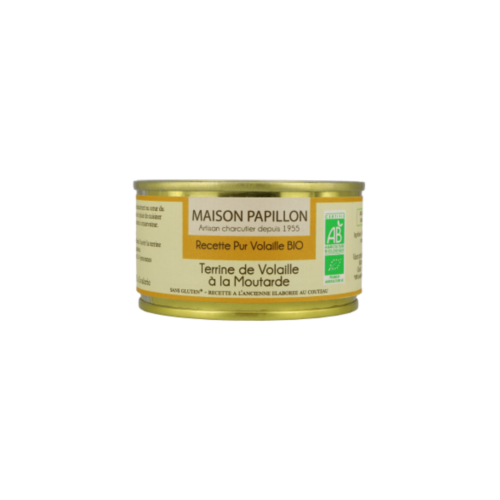 Terrine volaille bio personnalisée – 175g, 4 recettes