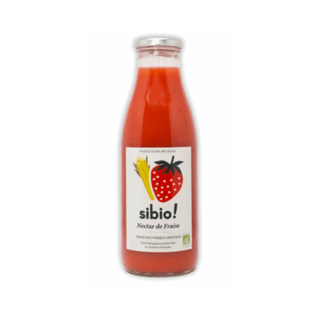 Nectar de fruits bio personnalisé français – 75cL, 5 parfums