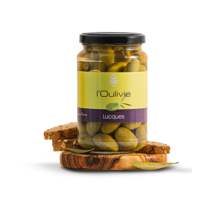 Olives Hérault pot verre 200g – trio Lucques Picholine Olivière – vue 2