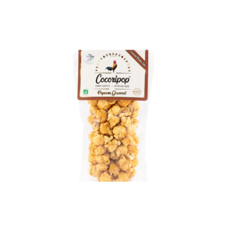 Popcorn français caramel beurre salé bio – 80 g ou 40 g, médaillé