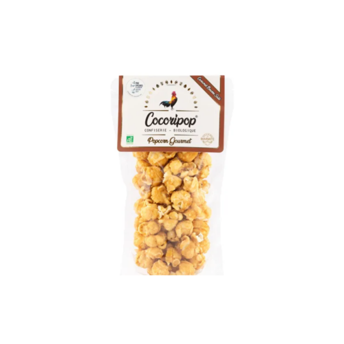 Popcorn français caramel beurre salé bio – 80 g ou 40 g, médaillé