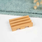 Porte-savon en bois massif gravé - Made in France – vue 3