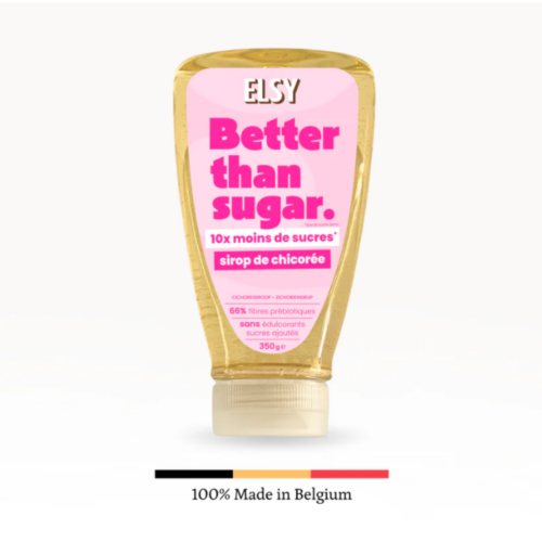 Sirops chicorée belges ELSY 350g – duo Nature & Chocolat, IG bas