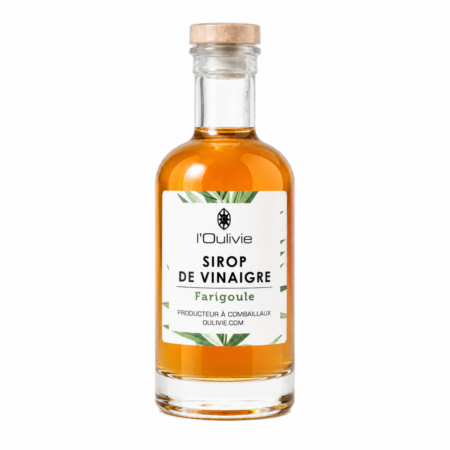 Sirops vinaigre Hérault Oulivie 20cl – duo Agrumes & Farigoule