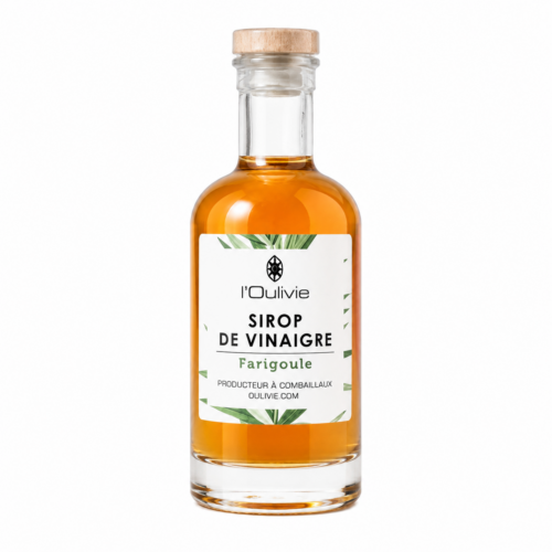 Sirops vinaigre Hérault Oulivie 20cl – duo Agrumes & Farigoule