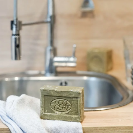 Savon vaisselle solide Marseille 200g personnalisé entreprise – vue 2