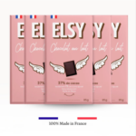 Tablettes chocolat ELSY moins sucrées – duo noir 71% et lait 37% – vue 6