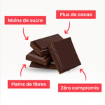 Tablettes chocolat ELSY moins sucrées – duo noir 71% et lait 37% – vue 5