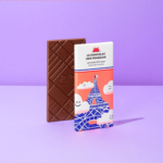 Tablette chocolat lait bio illustrée 70g, bandeau personnalisé – France – vue 5