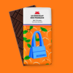 Tablette chocolat bio co-brandée – illustration sur-mesure française – vue 7