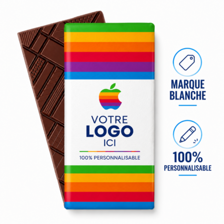 Tablette chocolat bio personnalisée logo – marque blanche française