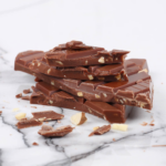 Coffret 3 tablettines chocolat bio – bandeau personnalisé français – vue 3