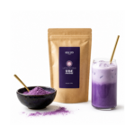 Poudres à latte élaborées en Provence – Ubé, matcha, hibiscus